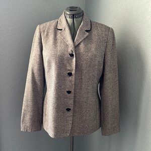 Casual Corner tweed blazer